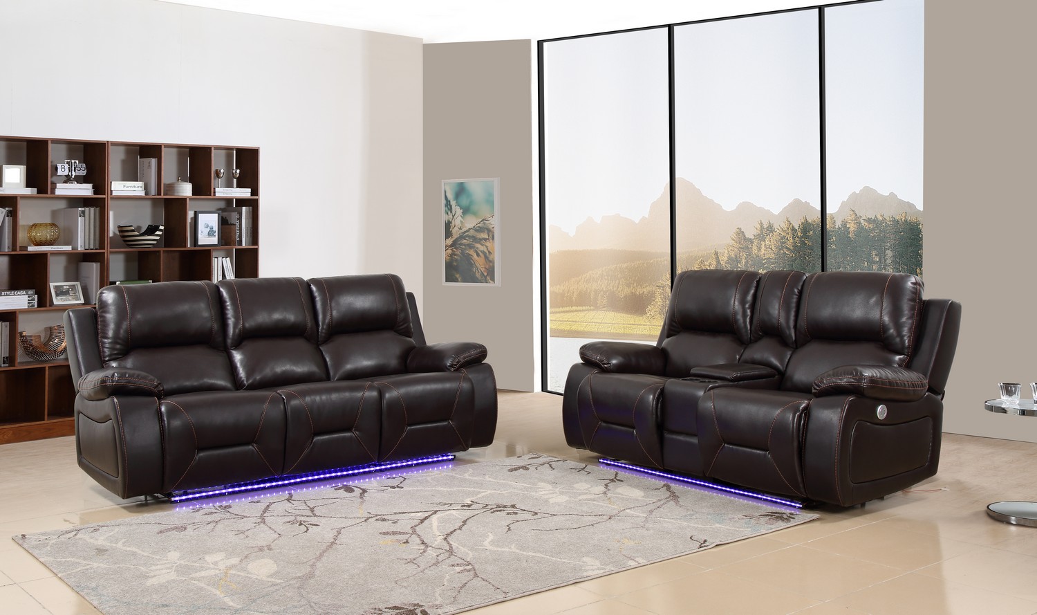 The Indo Brown Power Reclining Sofa Love at Furniture Express Hawaii Hawaii's largest online
