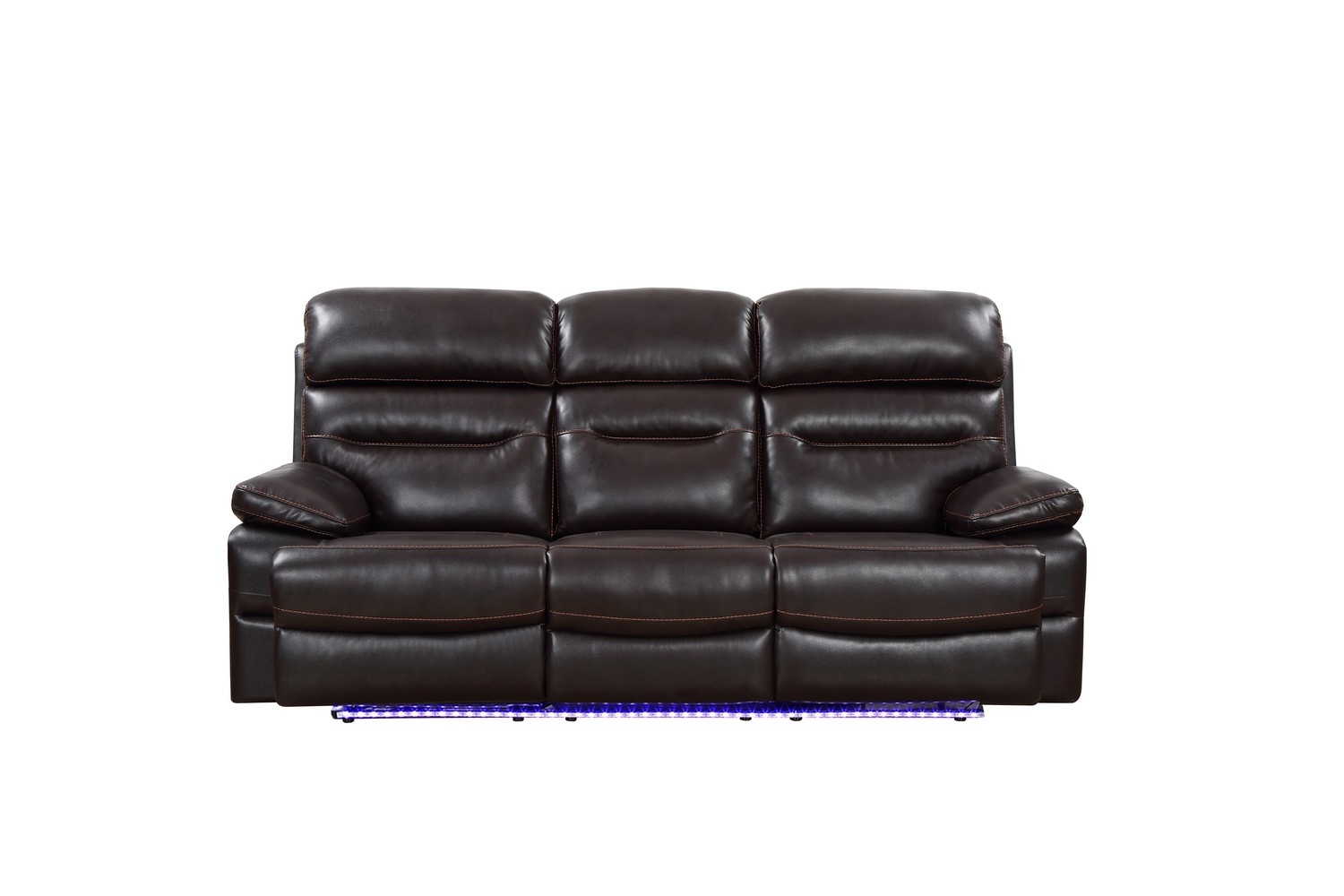 The Pasadena Brown Power Reclining Sofa Set at Furniture Express Hawaii