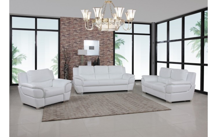 4572 - White Sofa Set