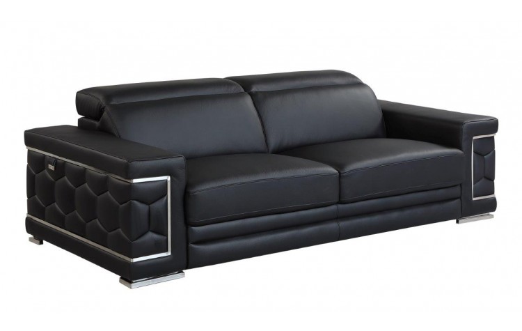 692 - Black Sofa