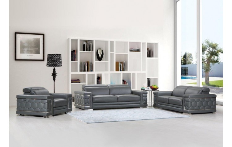 692 - Dark Gray Sofa Set