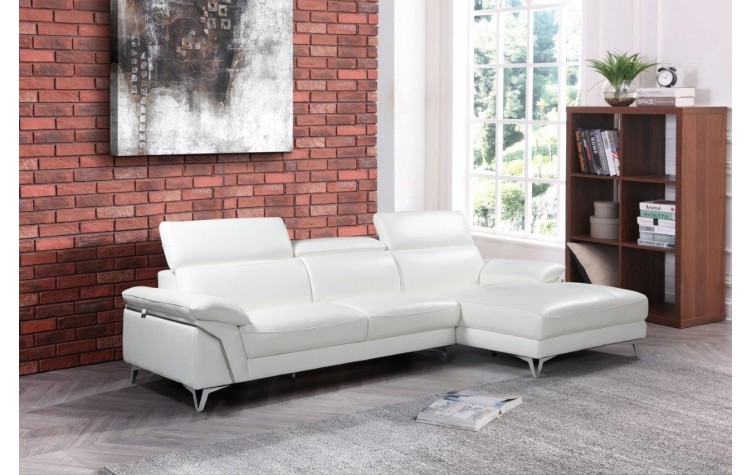 727 - White Sectional