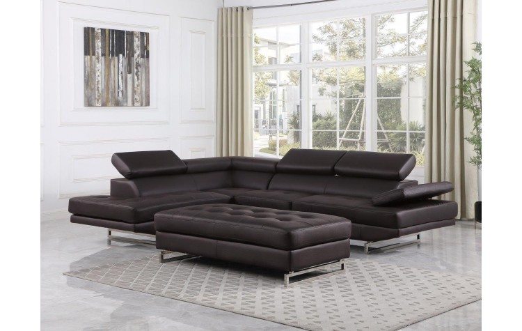 8136 - Brown Sectional LAF