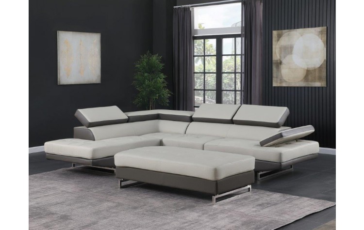 8136 - Two-Tone Sectional LAF