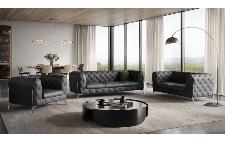 970 - Dark Gray Sofa Set