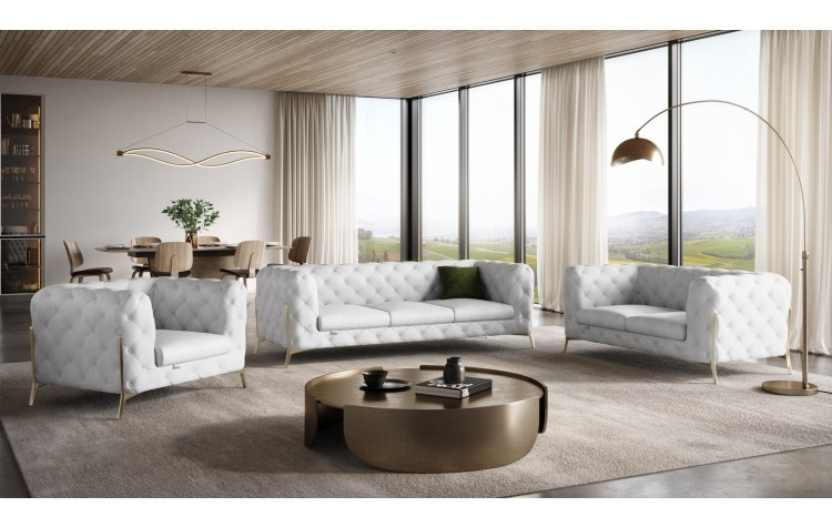 970 - White Sofa Set