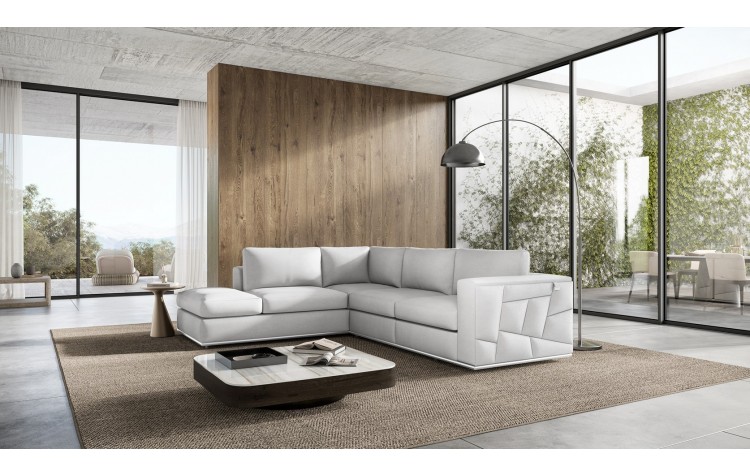 998 - White LAF Sectional Sofa