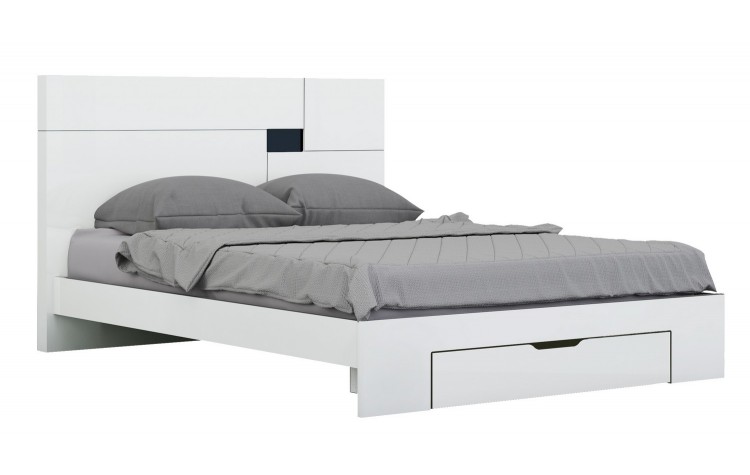 Aria - White Queen Bed