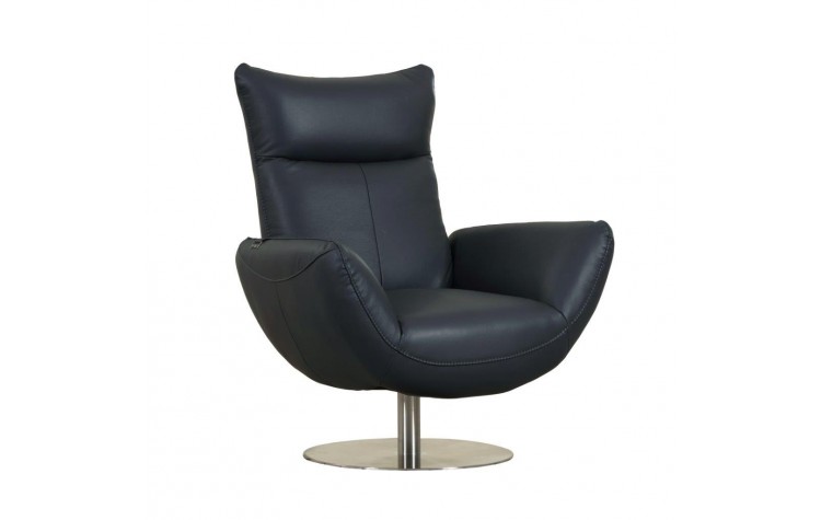 C74 - Navy Lounge Chair