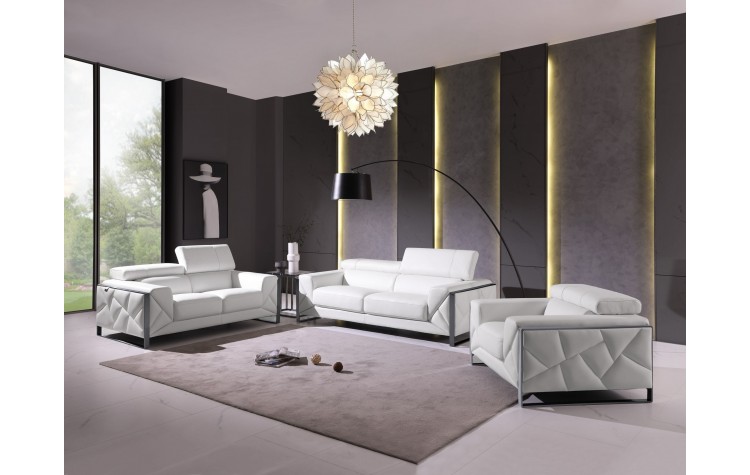 903 - White Sofa Set