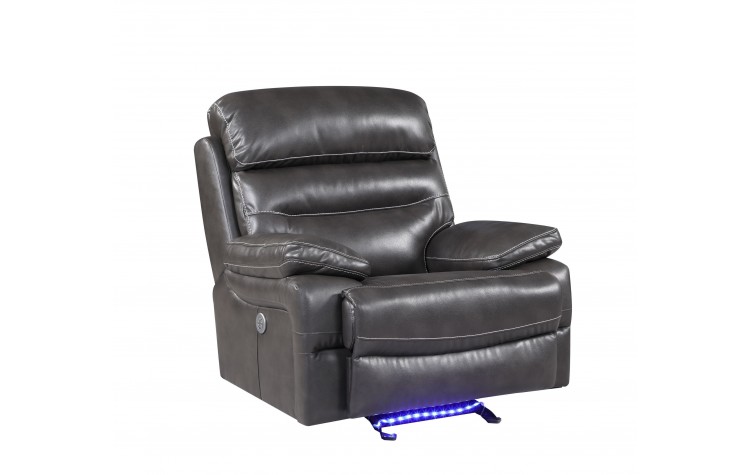 9442 - Gray Power Reclining Chair