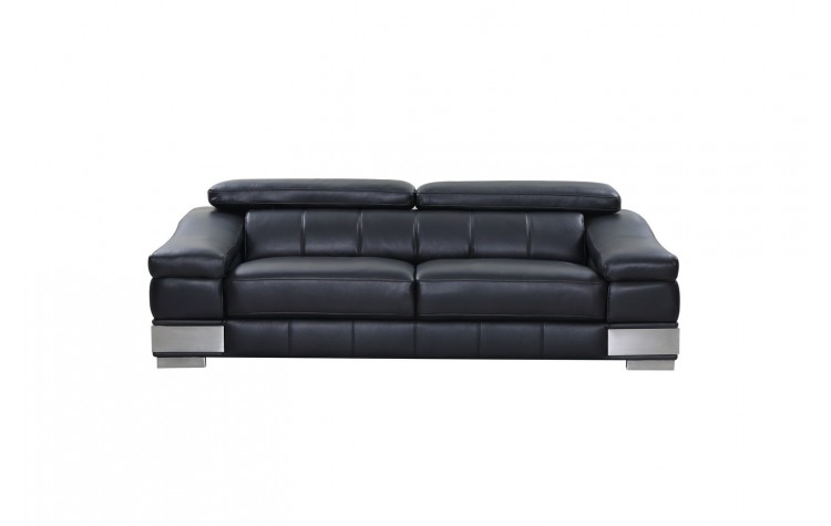 415 - Black Sofa