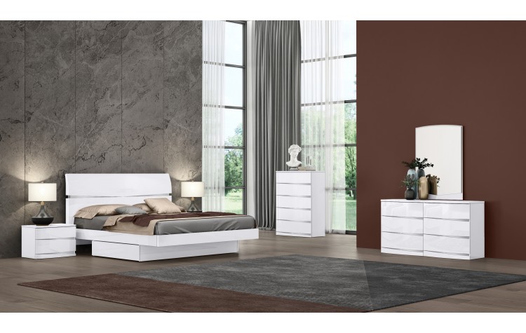 Wynn - White 4PC Bedroom Set