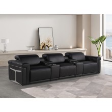 1126 - 5PC Power Reclining Sofa With Power Headrest in Italian Leather
