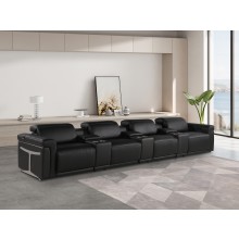 1126 - 7PC Power Reclining Sofa With Power Headrest in Italian Leather