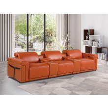1126 - 5PC Power Reclining Sofa With Power Headrest in Italian Leather