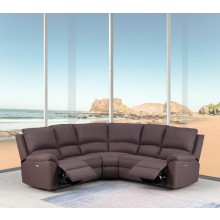 9241 - Brown Power Reclining Sectional