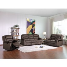 9824 - Brown Sofa Set