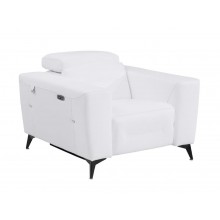 989-White Reclining Chair