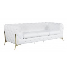 970 DivanItalia White Sofa – Top Grain Italian Leather