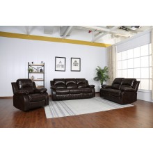 9393 - Brown Sofa Set