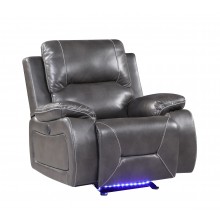 9422 - Gray Power Reclining Chair