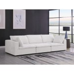 DivanItalia 1100 Light Grey Modular Sofa - Upholstered in Genuine Belfast Fabric