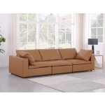 DivanItalia 1100 Cognac Modular Sofa - Upholstered in Top-Grain Italian Leather