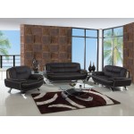 405 - Brown Sofa Set