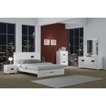 Aria - White 4PC Bedroom Set