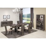 D59 - Gray Dining Table and 6 Chair Set