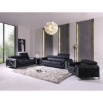903 - Black Sofa Set