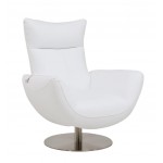 C74 - White Lounge Chair