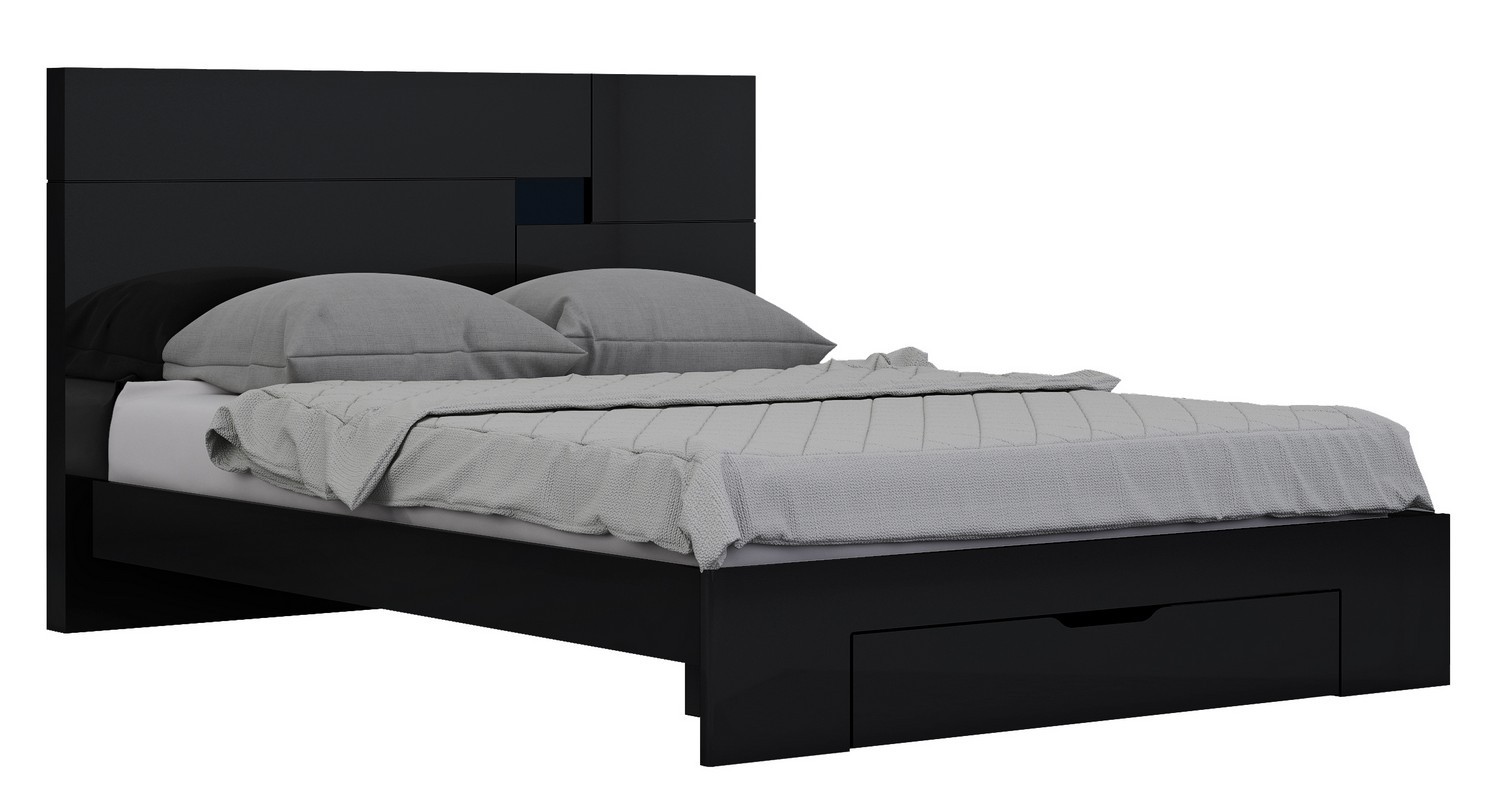 Aria Black Bed Beds Bedroom