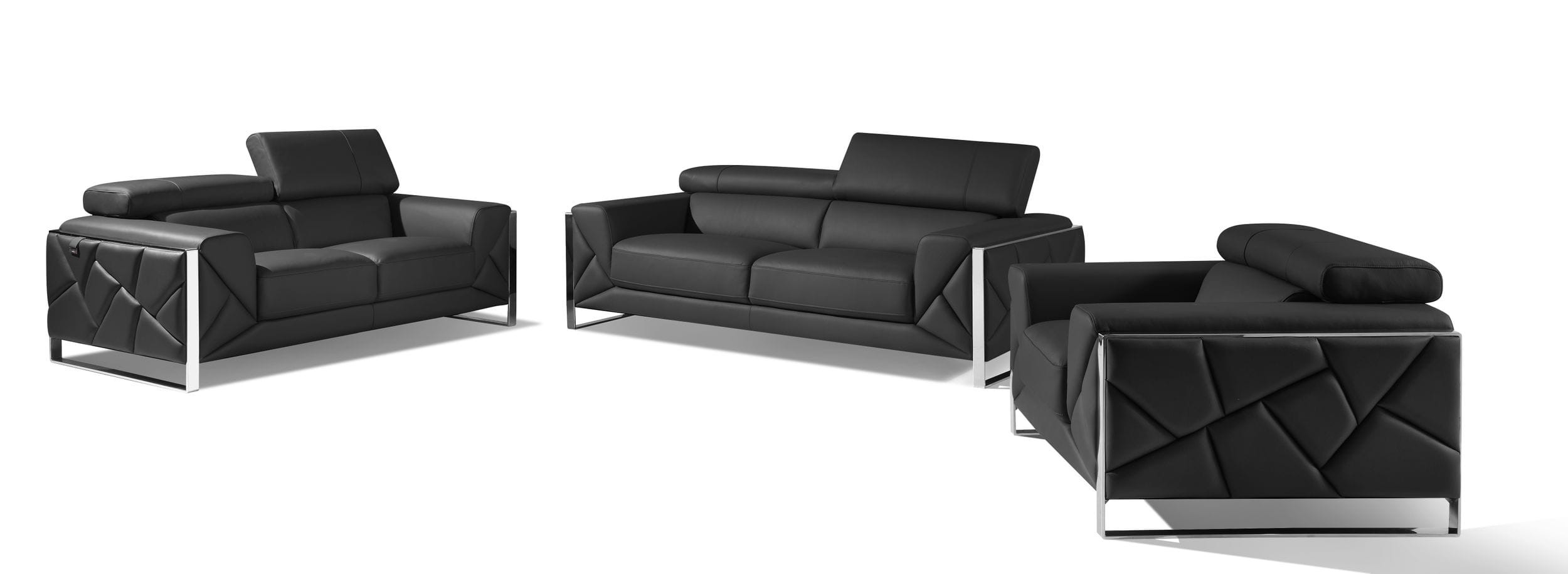 903 Dark Gray Sofa Set Featured