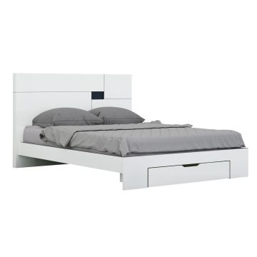 Aria - White Eastern King Bed