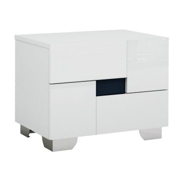 Aria - White Nightstand