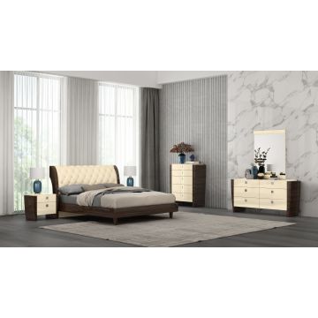 Paris - Beige 4PC Queen Bedroom Set
