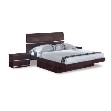 Wynn - Wenge 4PC Eastern King Bedroom Set